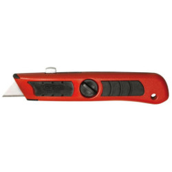 Cutter à retour automatique de lame trapézoïdale