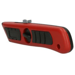Cutter à retour automatique de lame trapézoïdale