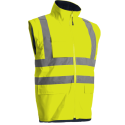 Parka haute-visibilité Kanata 4 en 1 Euro-Protection jaune fluorescent