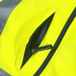 Veste haute visibilité softshell Station Coverguard manches amovibles - Jaune et marine