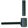 Gond standard de volet Queue tige filetée Noir longueur 130 mm Lot de 2