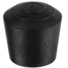 Embout rond enveloppants polyéthylène noir