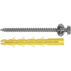 Cheville pour fixation sabot de charpente 12x130mm