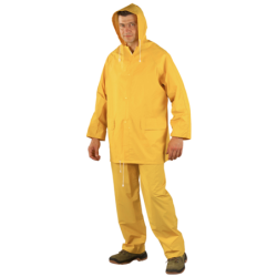 Ensemble de pluie PVC jaune