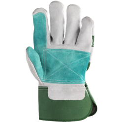 Gant Docker croûte de vachette double renfort paume index et pouce taille 10