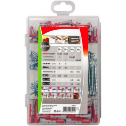Coffret 80 Chevilles DuoPower + 80 Vis - FISCHER