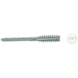 Vis sans tête Top Roc fixation menuiseries PVC avec capuchons - boîte de 100