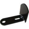Battement long coudé réglable pour espagnolette de volet Acier noir