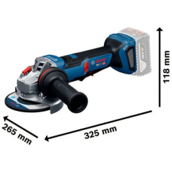 Meuleuse GWS 18V-11 PS SOLO L Bosch sans batterie ni chargeur
