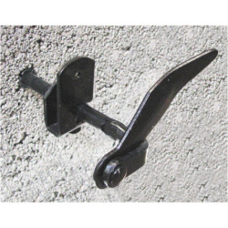 Butée universelle pour arrêt de volet Hauteur 55 mm Cataphorèse noire