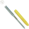 Vis sans tête Top Roc fixation menuiseries PVC avec capuchons - chevilles 8x68 fournies