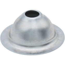 Rosace conique fixation plomberie Ø 32 mm Hauteur 14 mm - Acier zingué blanc - Sachet de 20