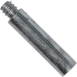 Rallonge mâle femelle 20mm pour patte à vis Filetage 7x150mm Acier zingué blanc Sachet de 10