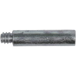 Rallonge mâle femelle 20mm pour patte à vis Filetage 7x150mm Acier zingué blanc Sachet de 10