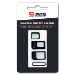 Pack adaptateurs carte SIM Crosscall pour Nano SIM + Micro SIM + Mini SIM