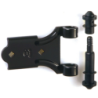 Ensemble articulation axe et bouchon pour penture diamètre 14 mm