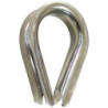 Cosse coeur inox A2 pour câble