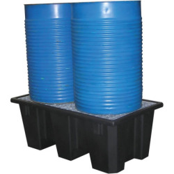 Bac de retention emboitable 220L 1260 x 700 x 490 mm avec caillebottis galva