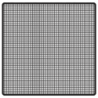 Filet de sécurité mailles carées 30 mm polyamide 5 mm noir 2.05 X 1.5 M