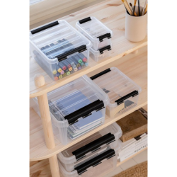 Boîte de rangement transparente empilable SmartStore Classic