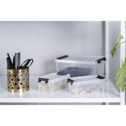 Boîte de rangement transparente empilable SmartStore Classic