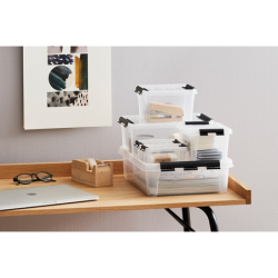 Boîte de rangement transparente empilable SmartStore Classic