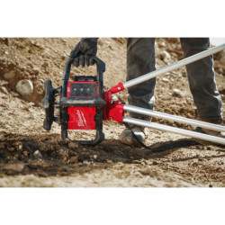 Lasers rotatifs M18 RLOH600-201C One key rouge horizontal 600M 18V 1 batterie 2Ah + chargeur coffret