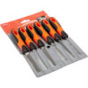 Limes de serrurier mi douce jeu de 5 limes longueur 100 mm