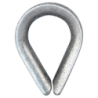 Cosse coeur Inox 316 pour câble