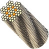 Câble acier inoxydable 7 torons de 7 fils bobine 100m